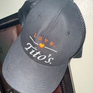 Tito's Black and Orange Cap